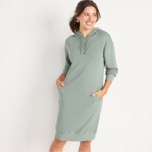 Old Navy Women's Green Hoodie Dress